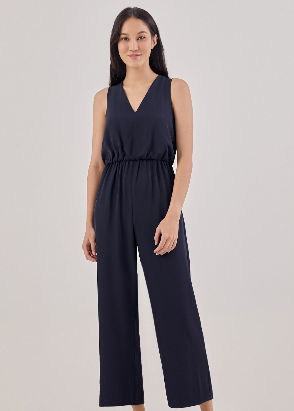 Love Bonito Oleya Jumpsuit (Navy BLue) - XS